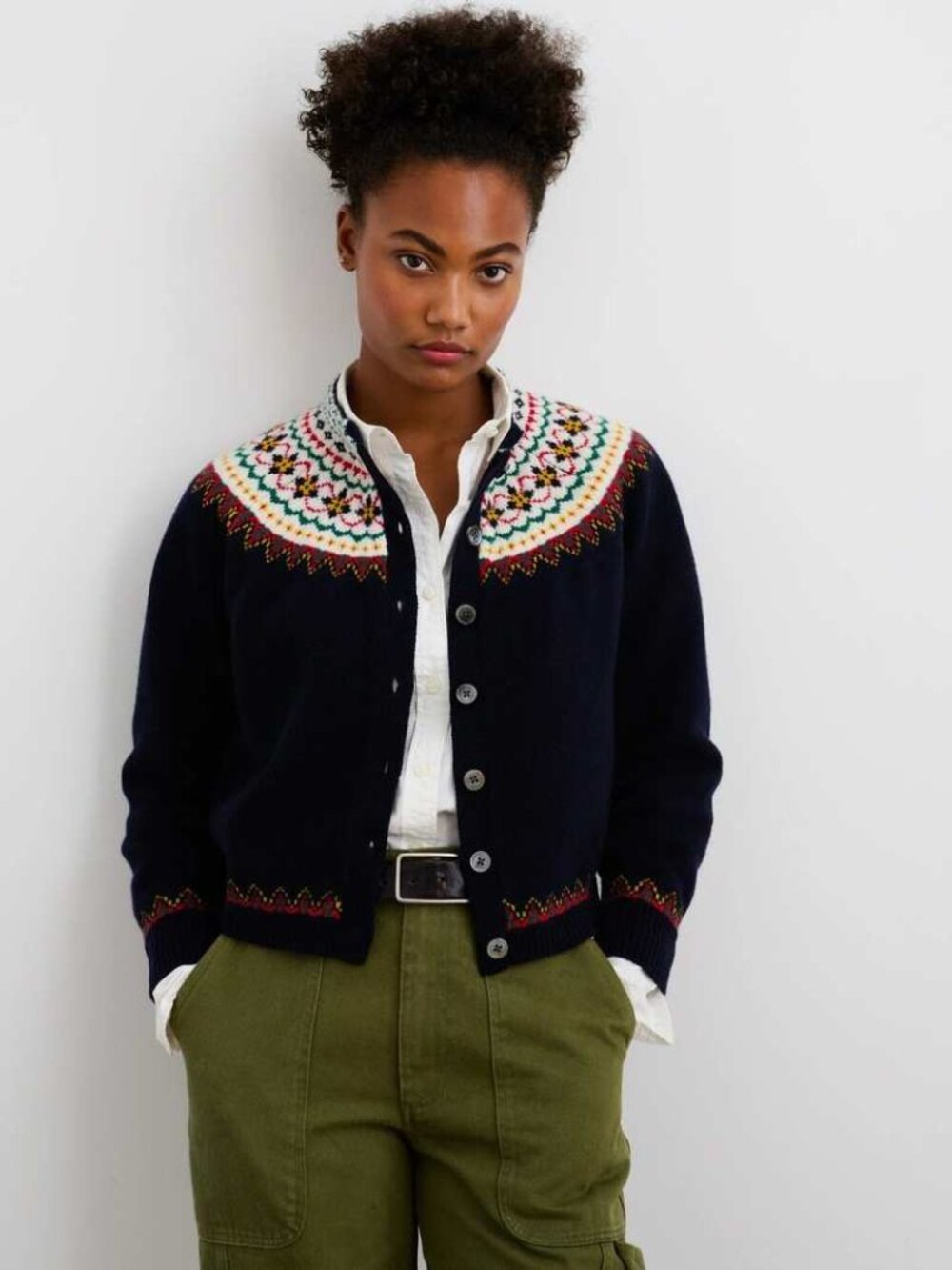 Alex Mill Hilde Wool Fair Isle Sweater
